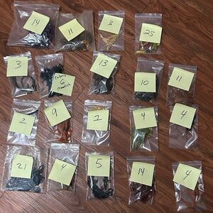 164 Vintage Soft Plastic Fishing Baits for Freshwater Fishing -See Photos.